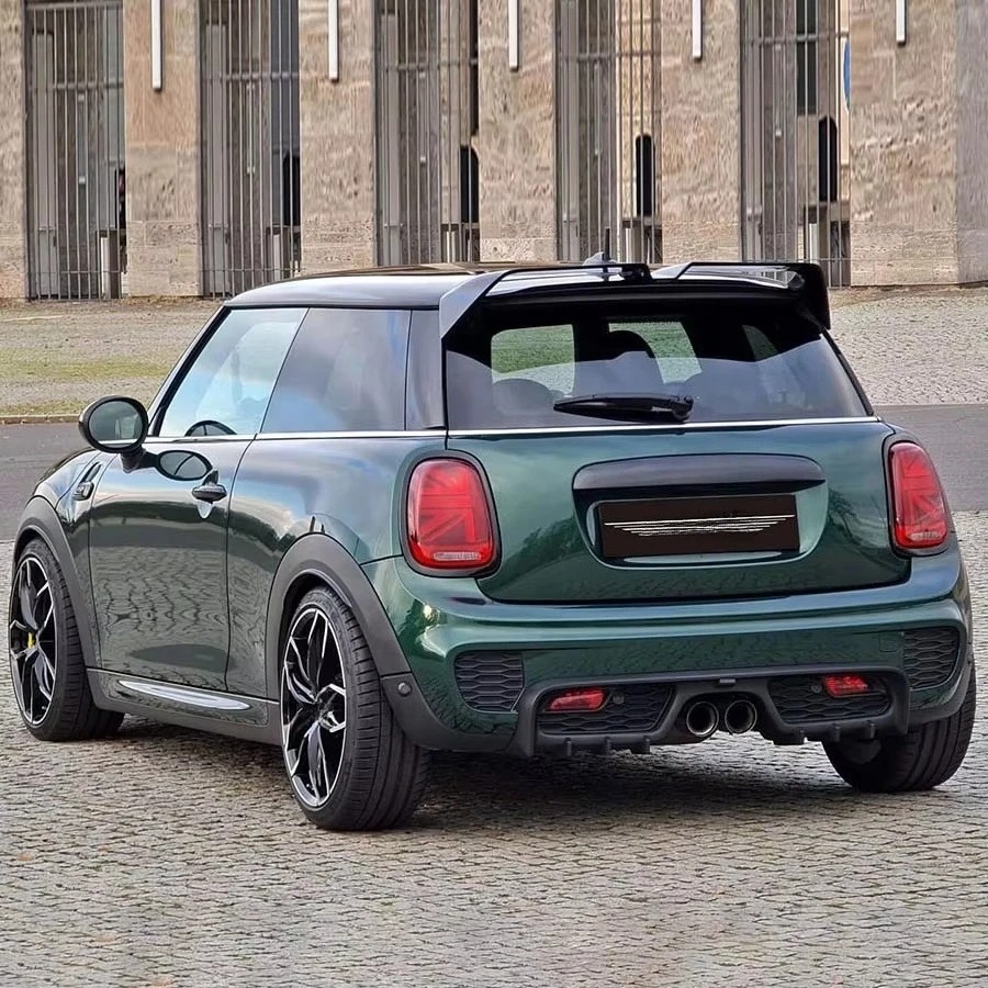 MINI F55 F56 F57 JCW 2013-2019 High Quality Screw-On Rear Diffuser with Exhaust Bumper Lip Splitters New Car Body Kit